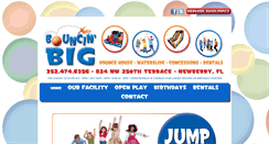 Desktop Screenshot of bouncinbig.com